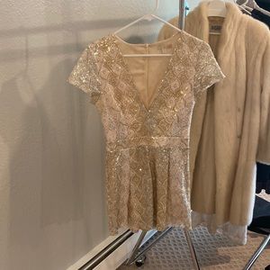 Party romper jumpsuit. Shorts. Sparkle sequins.